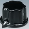 Pointer knob, 6 mm, plastic, black, Ø 31 mm, H 20 mm, A1321060