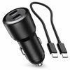 Ładowarka USB Samochodowa 2 x USB-C 60W eXtremestyle CC60CC, Kabel USB-C 1m