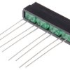 L-132CB/4GD Wyświetlacz LED 4-segmentowy Listwa świetlna 1mcd, Zielony 1.8 mm Kingbright 568nm