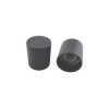 GAŁKA POTENCJOMETRU GCLG15 GŁADKA CAŁA CZARNA T2 15mm BEZ WSKAZNIKA ALUMINIUM H-17mm