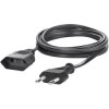 Sygonix SY-5042686 Current Cable extension Black 5m 2X 0.75 mm²