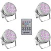 Cameo CLROOTPAR4WHSET1 ROOT PAR 4 LED Spotlight 7 LEDs IR Remote