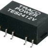 DC converter, 21.6-26.4 VDC, 1 W, 2 outputs, ±12 VDC, 79 % efficiency, TES 1-2422V