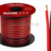 Kabel głośnikowy 2x 0,5mm2 CU czarno/czerwony
