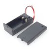 6F22 / R9 / 6LF22 / 6LR61 9V Battery Holder with Cover, Switch & Wires