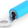 Insulated ring cable lug, 1.31-2.08 mm², AWG 16 to 14, 4.34 mm, M4, blue, 4-51864-1