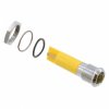 Signal light, 24 V (DC), yellow, 50 mcd, Mounting Ø 12 mm, pitch 2.54 mm, LED number: 1, Q12P1CXXY24E