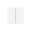 SIMON 55 Klawisz podwójny do łącznika i przycisku roletowego: SZP2M, SZW2M biały mat TKZW2/111 KONTAKT SIMON