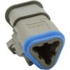 Plug housing, for rectangular miniature plug, PX0108S03GY