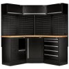 Draper 31640 BUNKER® 18 Pc Modular Storage Corner -H/Wood Worktop 3454mm