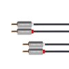 Złącze 2xRCA 5m HQ Kruger&Matz Basic / KM1212