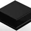 Enclosure feet, square, PUR, (L x W x H) 12.7 x 12.7 x 3.1 mm, black, SJ 5008