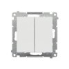 Simon 55 Przycisk poczwórny (moduł) 10 AXm, 250 V~, szybkozłącza Jasnoszary mat TP4.01/114