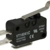 Mikroprzełącznik; VT1604-1C; dźwignia symulująca rolkę; 27,5mm; 1NO+1NC wspólny pin; szybkie; konektory 6,3mm; 16A; 250V; Highly