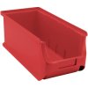 Allit 456291 Storage Bin 125x150x320mm Red High Load Capacity Industrial
