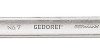 Gedore 6080680 7 3 Klucz płasko oczkowy Rozmiar klucza (metryczny) (tylko do tytułu) 3 mm