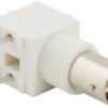 BNC panel socket 50 Ω, solder connection, angled, 031-5431-1010