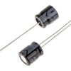 Kondensator 100μF 16V dc Radialny, Otwór przelotowy RS PRO roztaw: 2.5mm 6 (Dia.) x 7mm