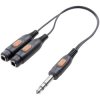 SpeaKa Professional SP-7869836 Jack Audio Y adapter 6.35mm black