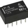 Przekaźnik; elektromagnetyczny miniaturowy; P-5; 5V; DC; 2 styki przełączne; 0,5A; 125V AC; 1A; 30V DC; do druku (PCB); Forward