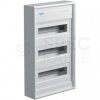 Rozdzielnica natynkowa VOLTA 3x12 modułów QuickConnect IP30 515x305x96,5mm bez drzwi HAGER