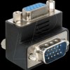 65171 Right angled VGA plug-socket adapter