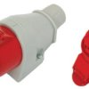 Gniazdo izolacyjne stałe 5P 16A 250/400V czerwone IP44 2622-126