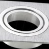 4537 Recessed ceiling ring, GU10/MR16, silver