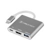 Adapter USB-C do HDMI przejście 4K USB 3.0 HUB konwerter TYP-C PD