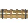 Faithfull SB3008 Brass 2-Way Hose Coupling 12.5mm (1/2in)