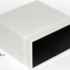 ABS device enclosure, (L x W x H) 160 x 160 x 86 mm, black (RAL 9005), IP54, 1598ESGYPBK