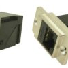 Cliff adapter do wbudowania RJ45 Cliff CP30751M adapter do wbudowania nikiel, czarny 1 szt.