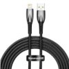 Baseus Glimmer Series Kabel Usb-A - Lightning 480Mb/S 2.4A 2M Czarny