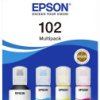 Wielopak Epson 102 EcoTank, 4-kolorowy