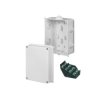 Puszka natynkowa PK-6 hermetyczna IP55 158x118x94 biała wkład 4x16 0228-00 EP-Lux Elektro-Plast