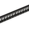 Patch Panel Pusty Rack 10 1U Na 12 Modułów Keystone Czarny Alantec