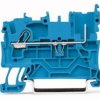1-wire/1-pin basic terminal, spring-clamp connection, 0.25-4.0 mm², 1 pole, 24 A, 6 kV, blue, 2022-1204/999-953