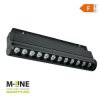 Reflektor szynowy magnetyczny liniowy regulowany 12W czarny M-LINE
