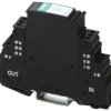 Ochronnik przepięciowy, 18kA, 185V dc, montaż Szyna DIN, -40 → +85 °C., Phoenix Contact PT 2-TELE