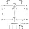 50V, SPI-controlled, 1Ω RON, high-density, 1:1 (SPST) 8-channel precision switch with 1.8V logic
