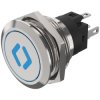 EAO 82-6151.1A24.B006 22mm Illum PB Symbol-Door Open Solder Mom. Green 24VDC LED