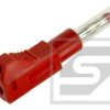 Wtyk bananowy 4mm;25.450.1;czerwony 32A;600V;wtykany(gn.ban. 4mm);Amass