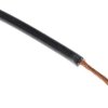 Przewód montażowy 1,1mm² Czarny RS PRO Guma silikonowa 17 AWG 600 V dł. 100m 516/0.05 mm UL3512