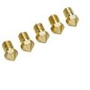 Ultimaker 2, 9528 Brass, 0.25 mm, 0.4 mm, 0.6 mm, 0.8 mm, Zestaw dysz