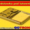 Podstawka metalowa pod lutownicę + gąbka