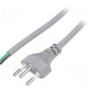 SN29-3/10/1.8GY Kabel: 3x1mm2, przewody,SEV-1011 (J) wtyk, 1,8m, 10A