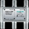 BAB 4-20P Axing 4-way satellite splitter, 20 db
