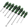 Sealey AK4322HV Screwdriver Set 8pc GripMAX® - Hi-Vis Green