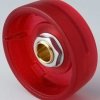 Rotary knob, 6.35 mm, PC, red, Ø 33 mm, H 14 mm, B8233633
