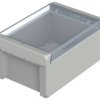 Bopla B 181309 PC-V0-G 7035 (96024235) - obudowa uniwersalna z przezroczystą pokrywą (191 x 125 x 90 mm)